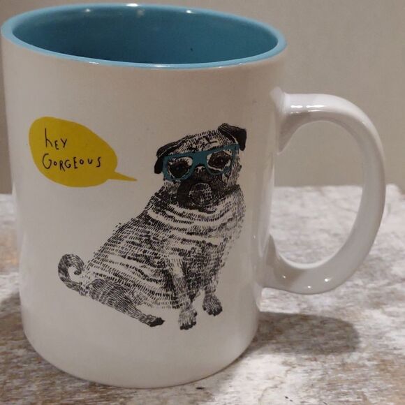 👍 Pug Mug   Hey Gorgeous!  C7 - Picture 2 of 4
